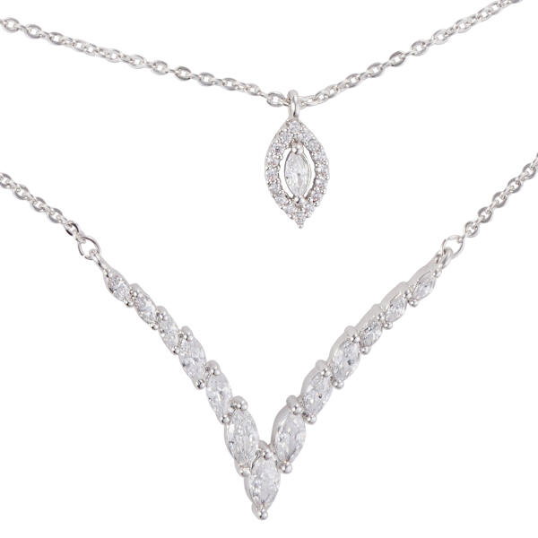 Choker Necklace - Silver White - 0 image 1