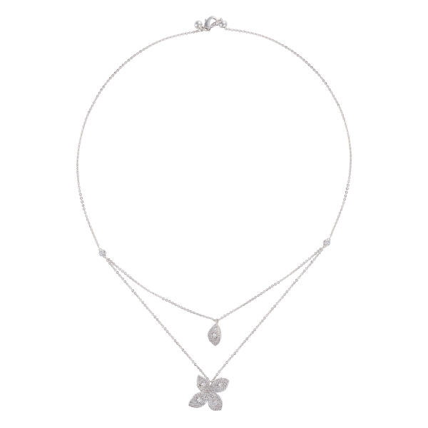 Choker Necklace - Silver White - 0 image 0