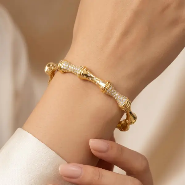 Bangle - Gold White - 0 image 0
