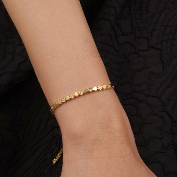 Bracelet - Gold White - 0 image 0