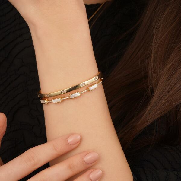 Bangle - OffWhite Gold - 0 image 0