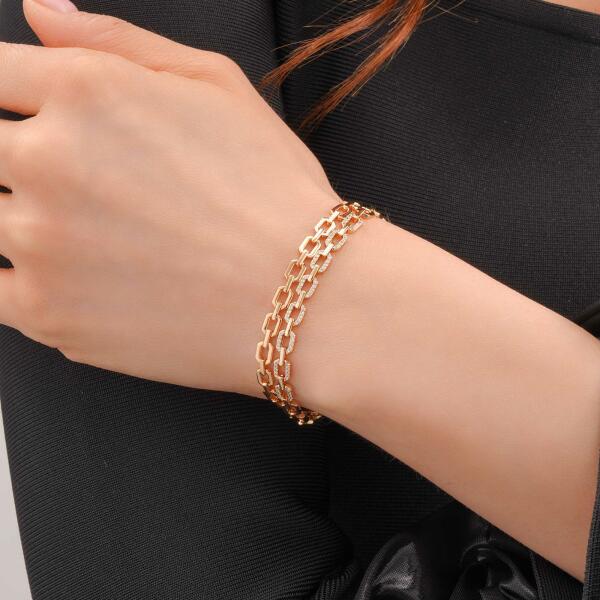 Bracelet - Gold White - 0 image 0