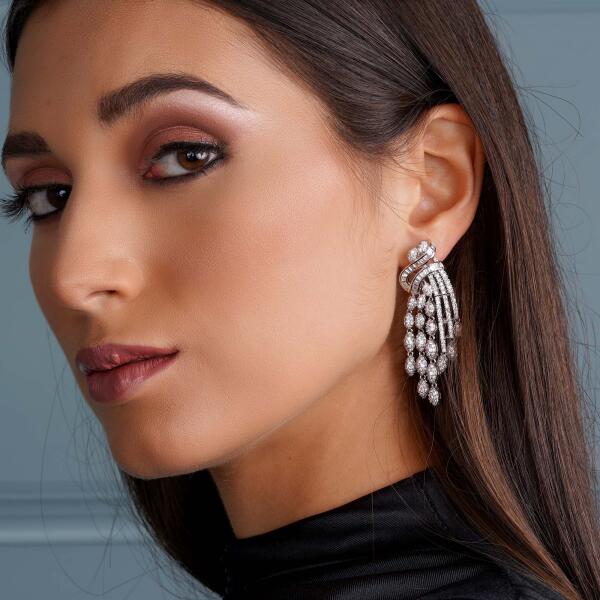 Earrings - Silver White - 0 image 0