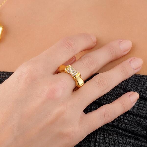 Ring - Gold White - 0 image 0