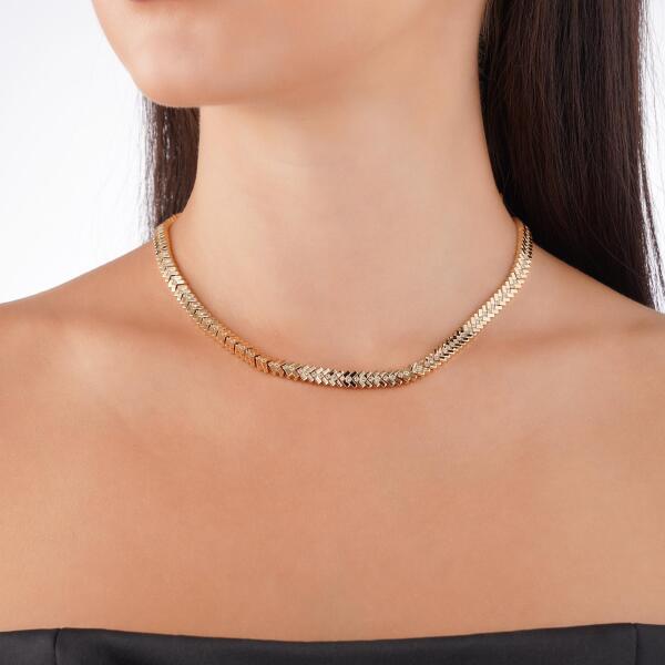 Necklace - Gold White - 0 image 0
