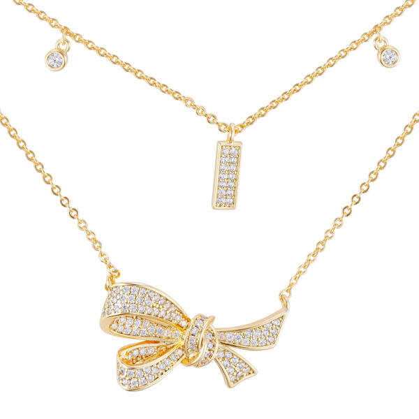 Choker Necklace - Gold White - 0 image 2