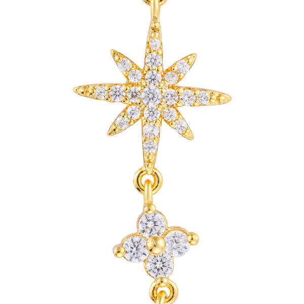 Earrings - Gold White - 0 image 2