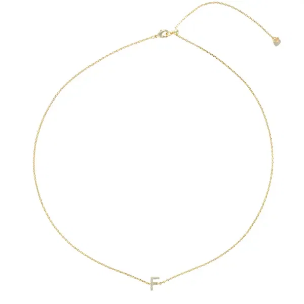 Women's Personalized Initial Letter Necklace image 16