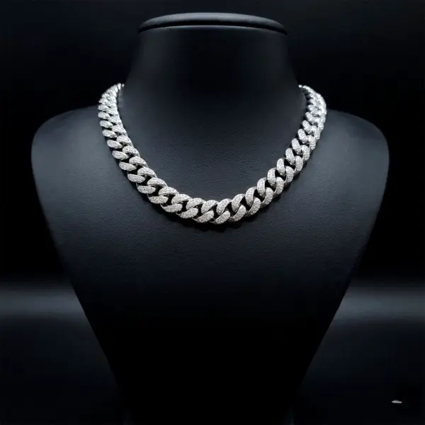 عقد - فضي ابيض - 0 image 0