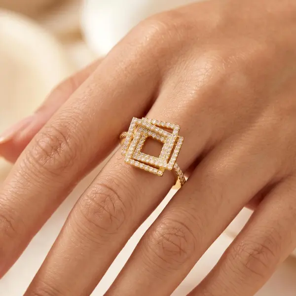 Ring - Gold White - 0 image 0