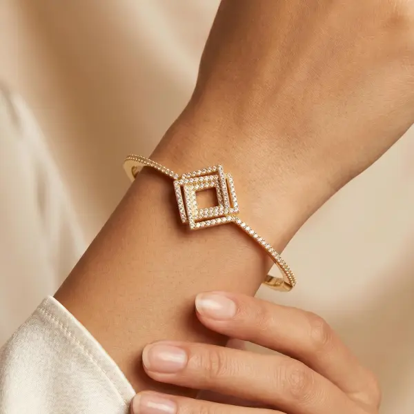 Bangle - Gold White - 0 image 0