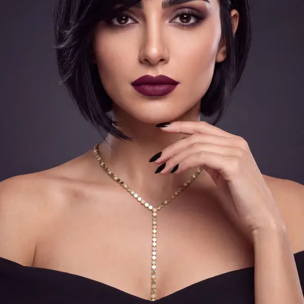 عقد - ذهبي ابيض - 0 image 0