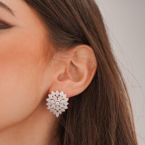 Earrings - Silver White - 0 image 0