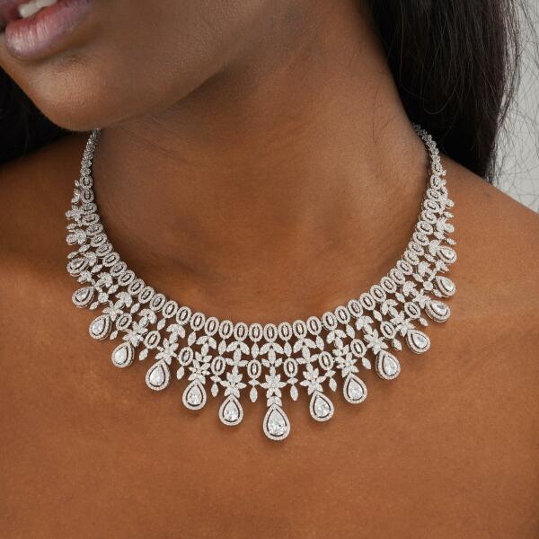 Zircon bridal sets with various designs image 1
