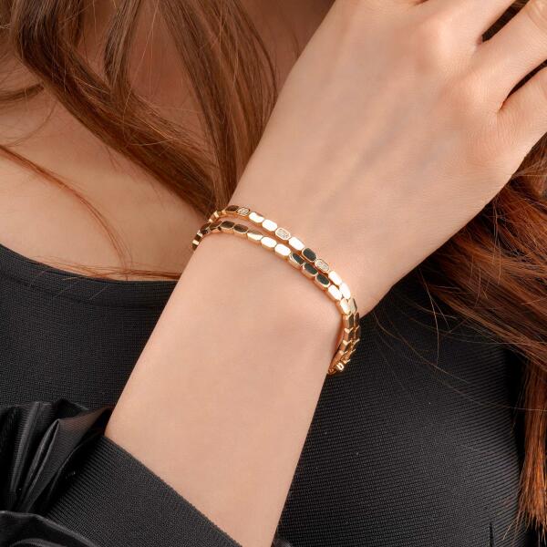 Bracelet - Gold White - 0 image 0