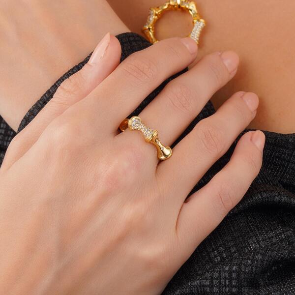 Ring - Gold White - 0 image 1