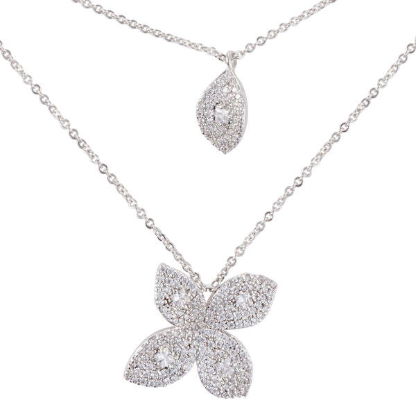 Choker Necklace - Silver White - 0 image 1