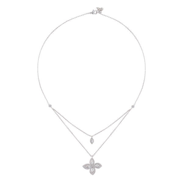 Choker Necklace - Silver White - 0 image 0
