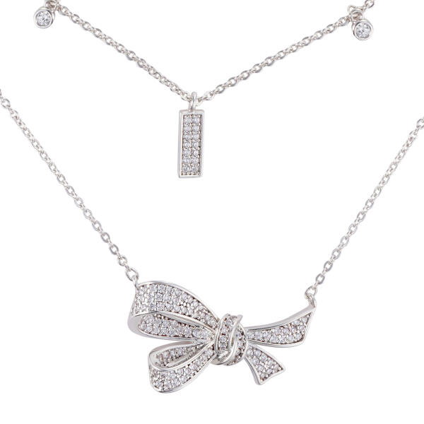 Choker Necklace - Silver White - 0 image 1