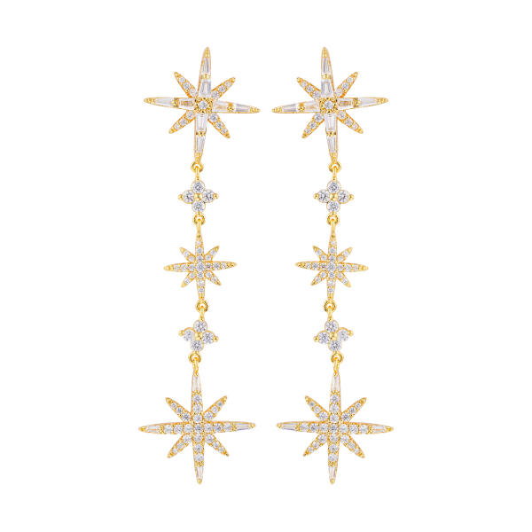 Earrings - Gold White - 0 image 1