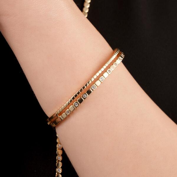 Bangle - Gold White - 0 image 0