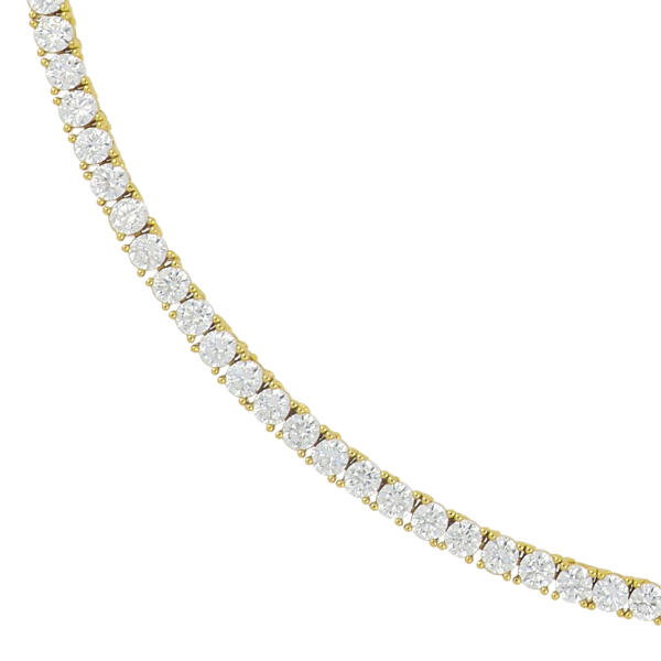 Choker Necklace - Gold White - 0 image 1