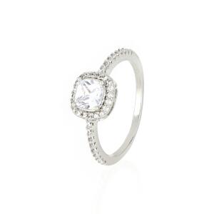 Zircon Ring-Silver/White image 0