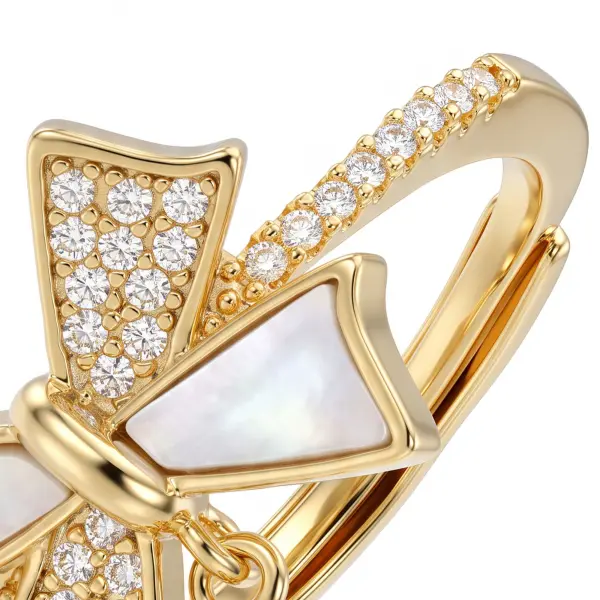 خاتم - اوف وايت ذهبي - 0 image 1