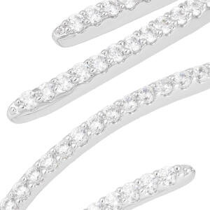 سوار بخطوط مرصعة من الزيركون image 4