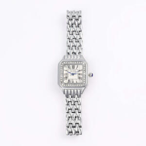 Silver Toned Octagonal Veny Dolsy Watch image 1