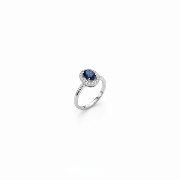 Oval Sapphire Ring image 1