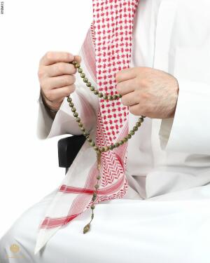 مسباح خشب الصندل الاخضر image 2