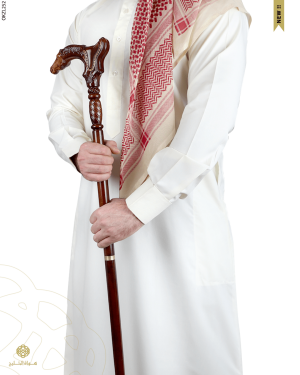 عكاز خشب الزان الطبيعي image 1