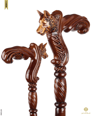 عكاز خشب الزان الطبيعي image 3