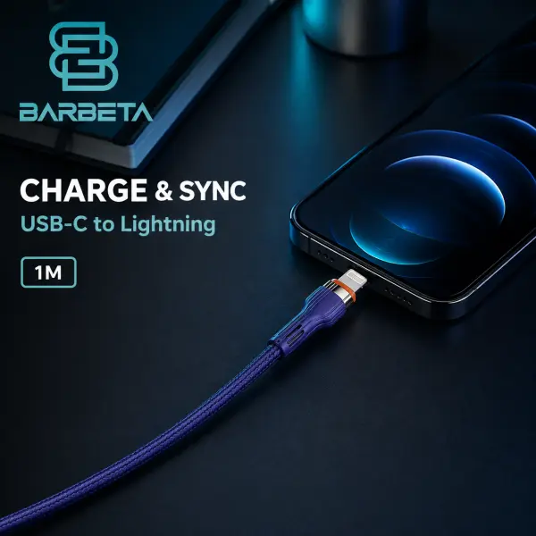 وايرC إلىLightning قوة 30W | كفاله سنه على الكسر او القطع تبديل مرا واحده وكفاله سنتين على العيوب المصنعيه image 2