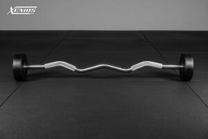 Black PU X-GRIPS EZ Barbell image 2