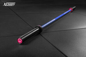  79" Purple/Black Finish Woman Olympic Bar - Bushings - 201 cm. - 25 mm. - 15 Kg. image 0