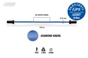 DAREDEVIL KID BAR - Alum 130 x 2.5 x 8kg max Load image 9