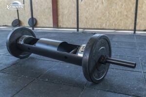 Pro Strongman Training Log Bar - Black Powder Coated -35Kg image 4