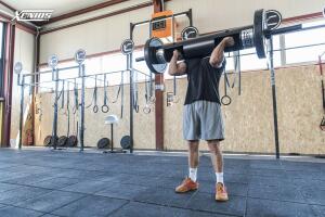 Pro Strongman Training Log Bar - Black Powder Coated -35Kg image 6