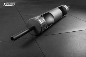 Pro Strongman Training Log Bar - Black Powder Coated -35Kg image 0