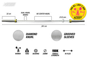 PRO WL Woman Bar - 15kg image 1