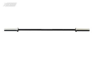 Gym Short Olympic Bar - Black QPQ (Shaft) + Bright Zinc Plated (Sleeves)  image 1