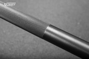 Gym Short Olympic Bar - Black QPQ (Shaft) + Bright Zinc Plated (Sleeves)  image 5