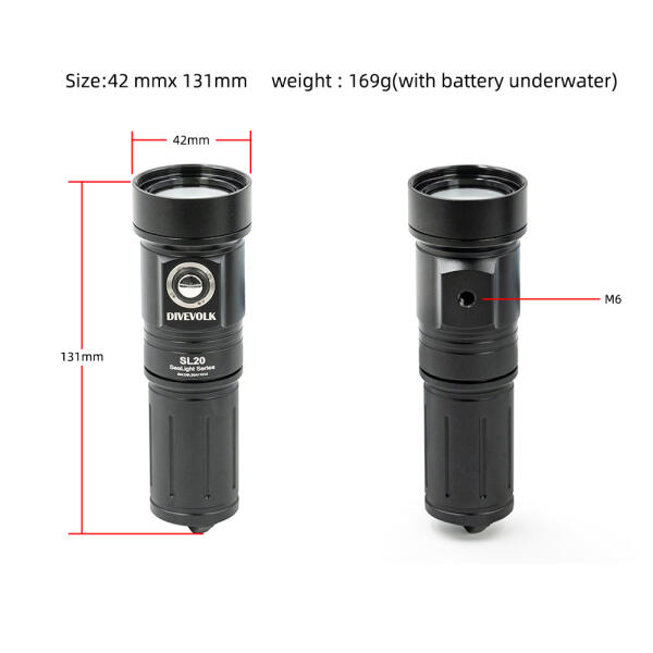 Dive Light 2000 lumen SL20  image 2