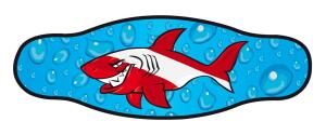 NEOPRENE MASK STRAP SHARK image 0