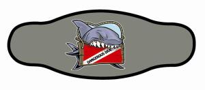 NEOPRENE MASK STRAP DANGEROUS DIVE image 0