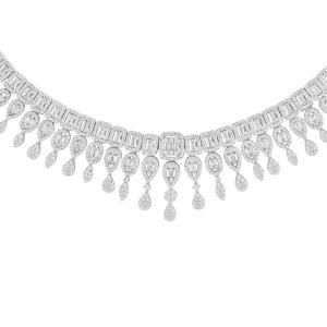 925K Silver Flora Necklace Set image 1
