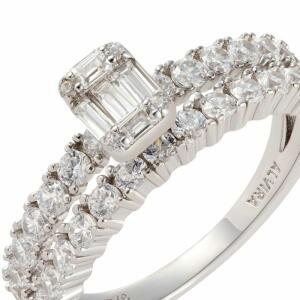 925k Silver Emerald Ring-8 image 1