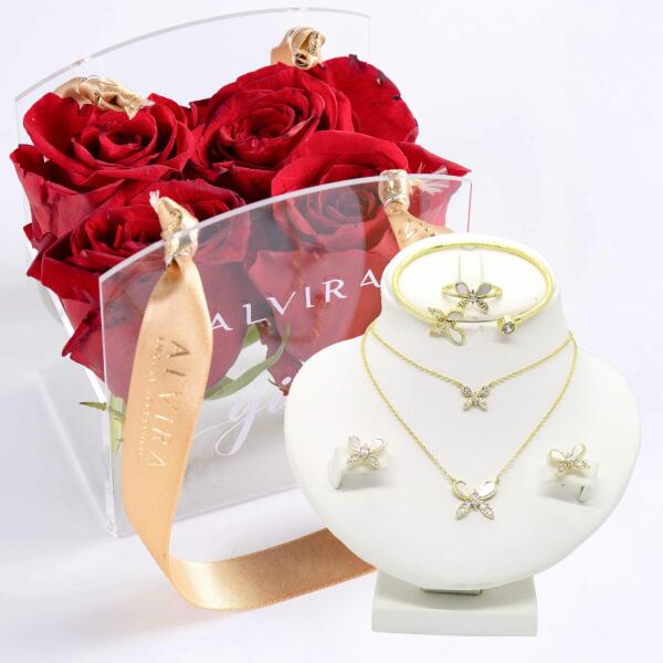 Alvira Gift Set-فضي image 0